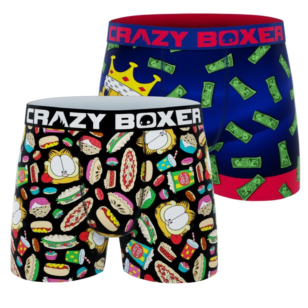 🍕🌭Garfield Crazy Boxer 2-Pack🌭🍕